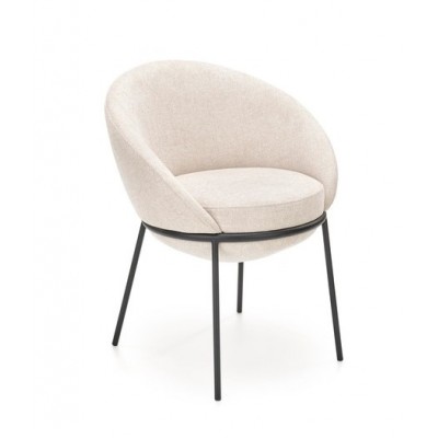 Стул HALMAR K482 бежевый/черный